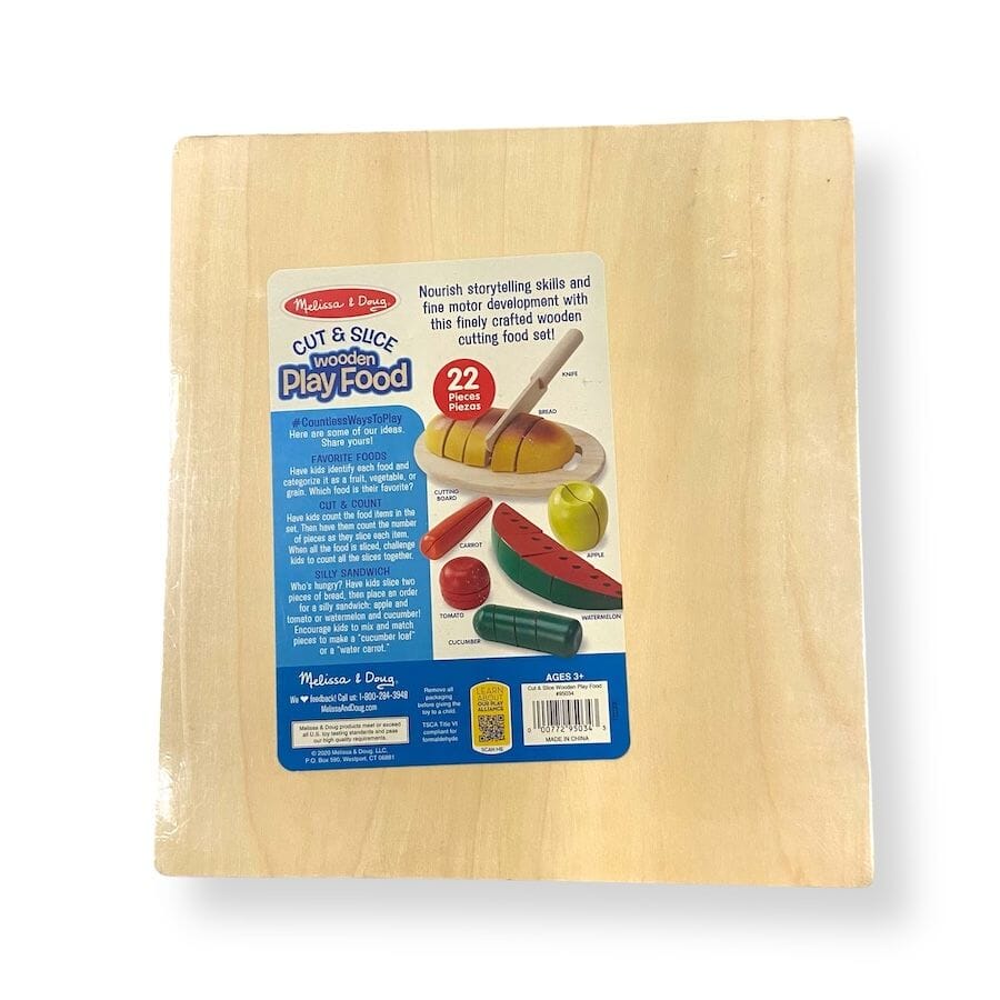 Melissa & Doug - Cut & Slice Wooden Play Food