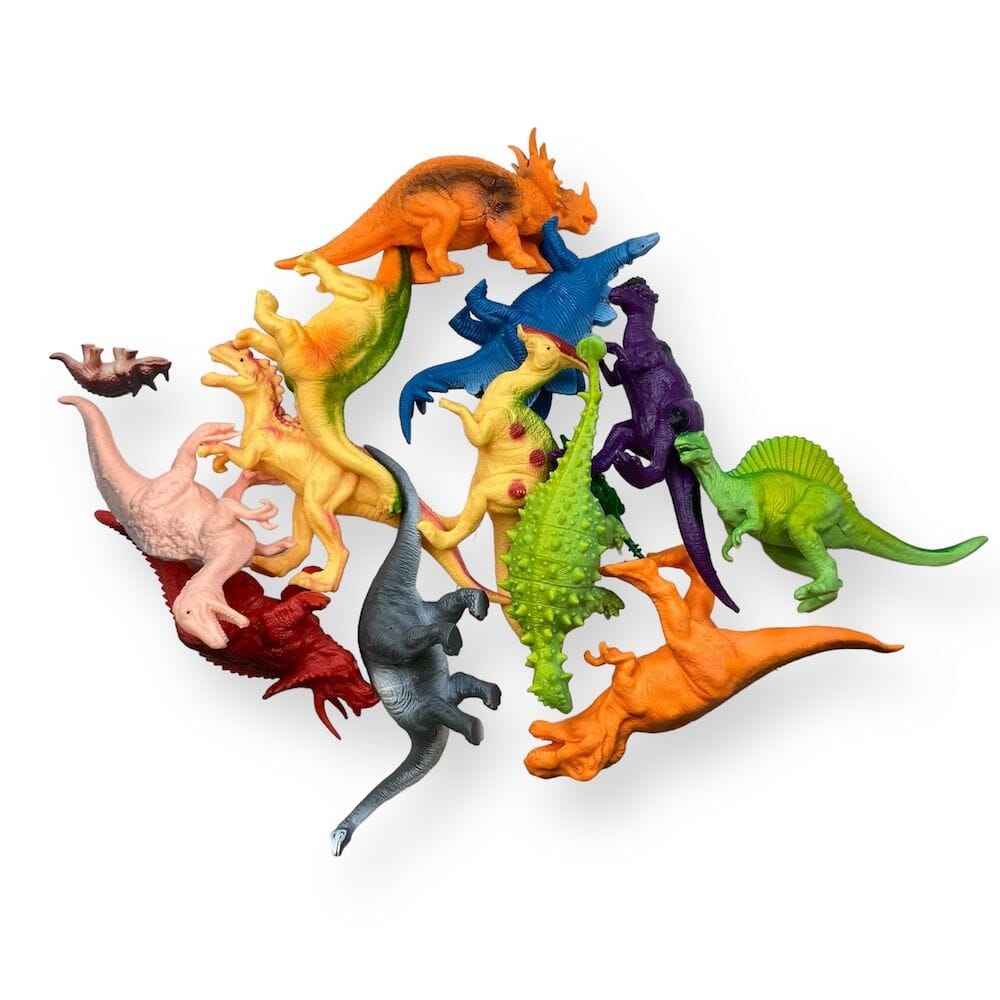 TOYCYCLE - Dinosaur Figurine Play Set - 14 Pieces