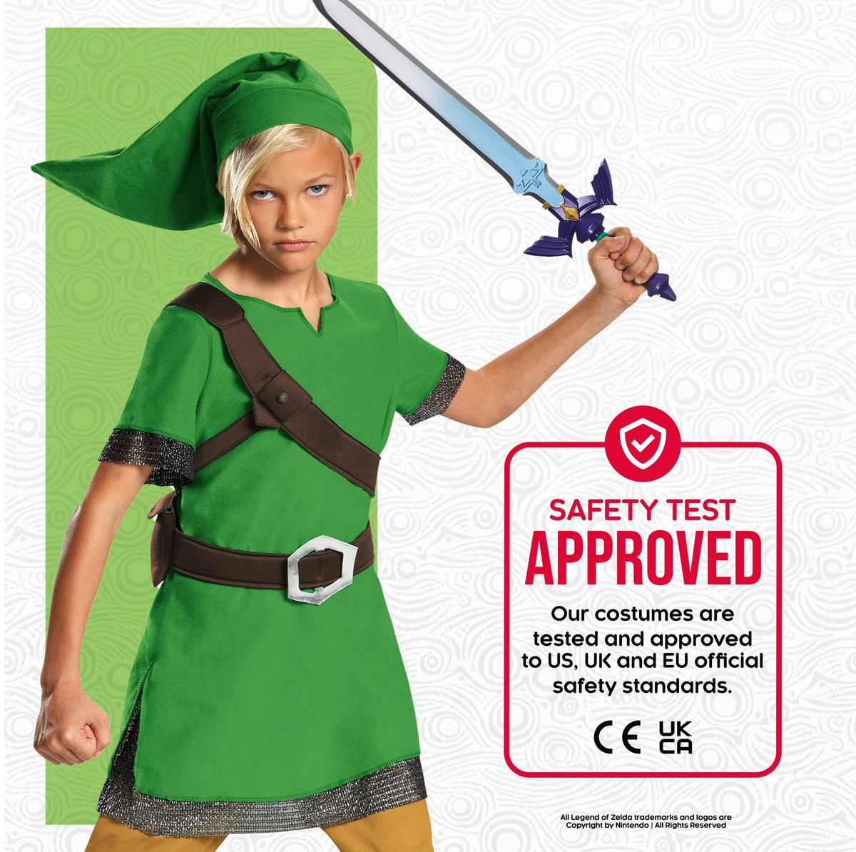 Disguise Legend of Zelda Link Kids Costume 85718J Size 14-16