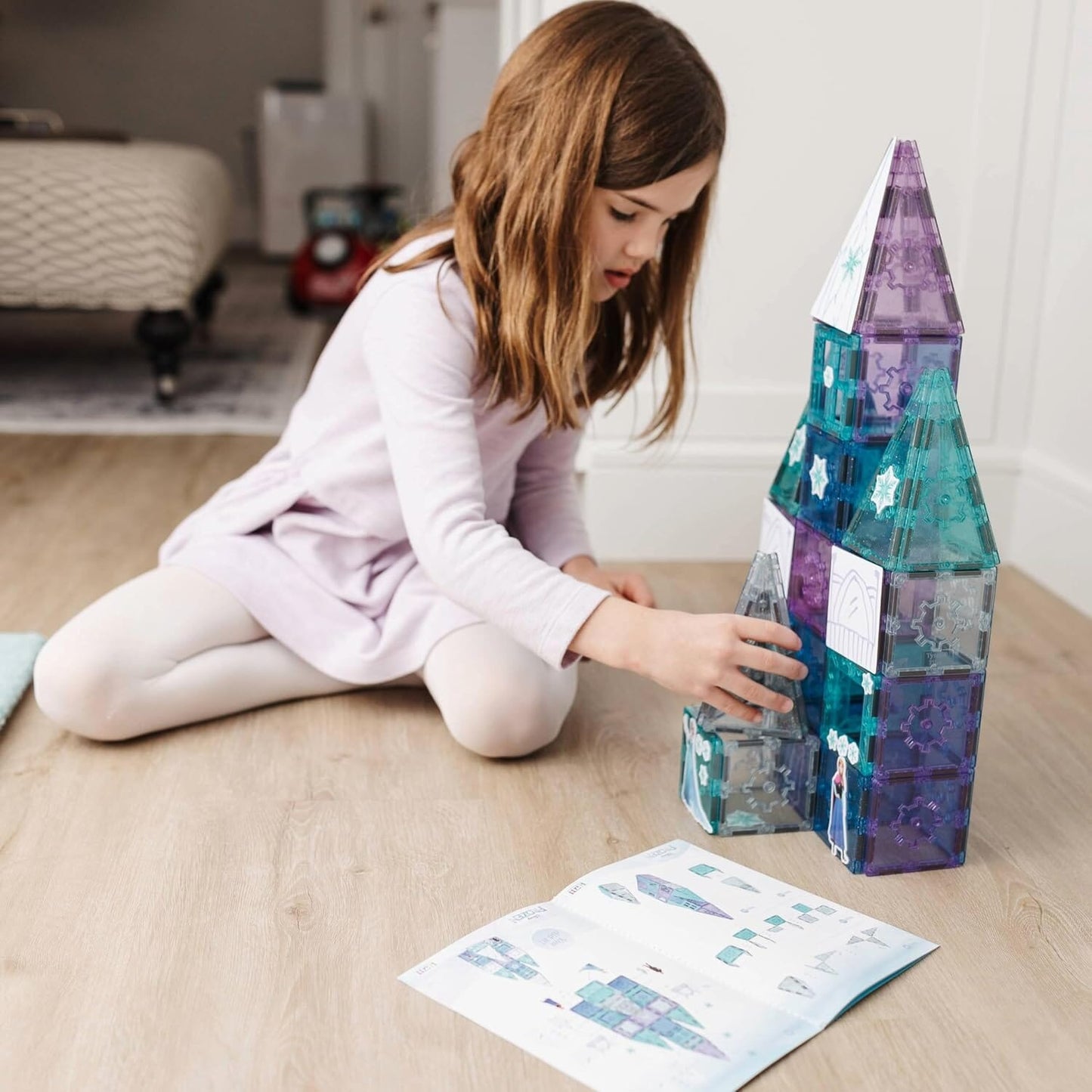 Disney Frozen Magnetic Tiles Castle Set Toys 