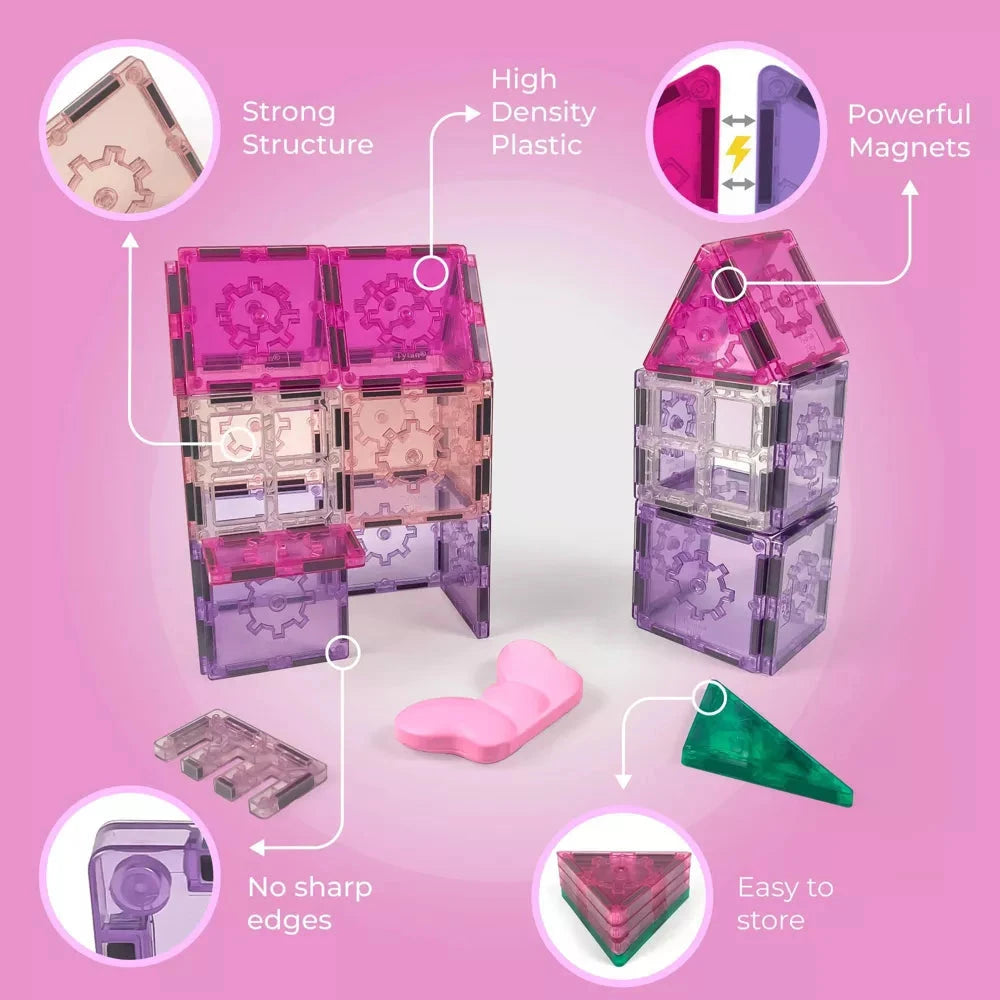 Disney Jr Minnie Magnetic Tiles Toys 