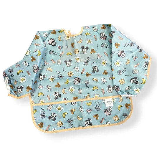 Disney - Disney Sleeved Bib: Mickey + Minnie Sunny Side Up