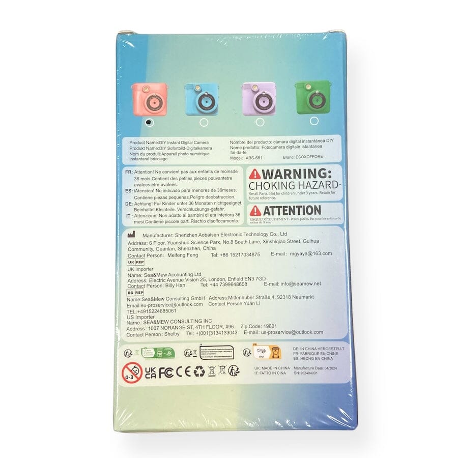 ESOXOFFORE - DIY Instant Print Camera