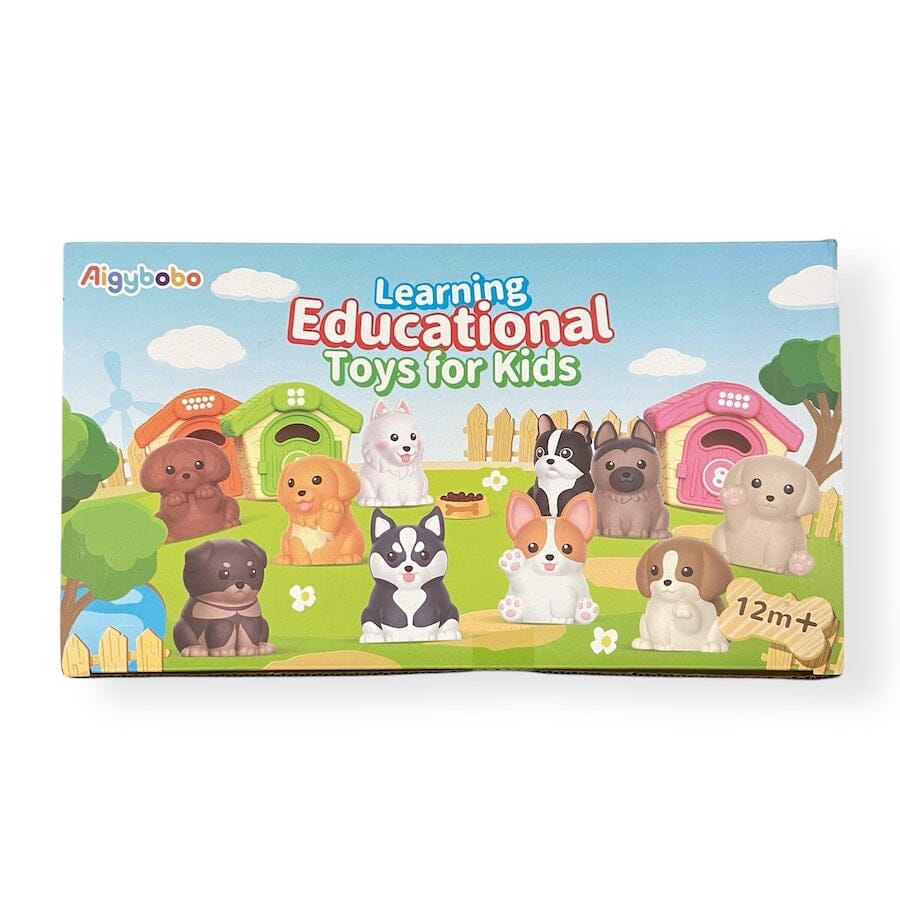 Aigybobo - Dogs and Doghouses Play Set