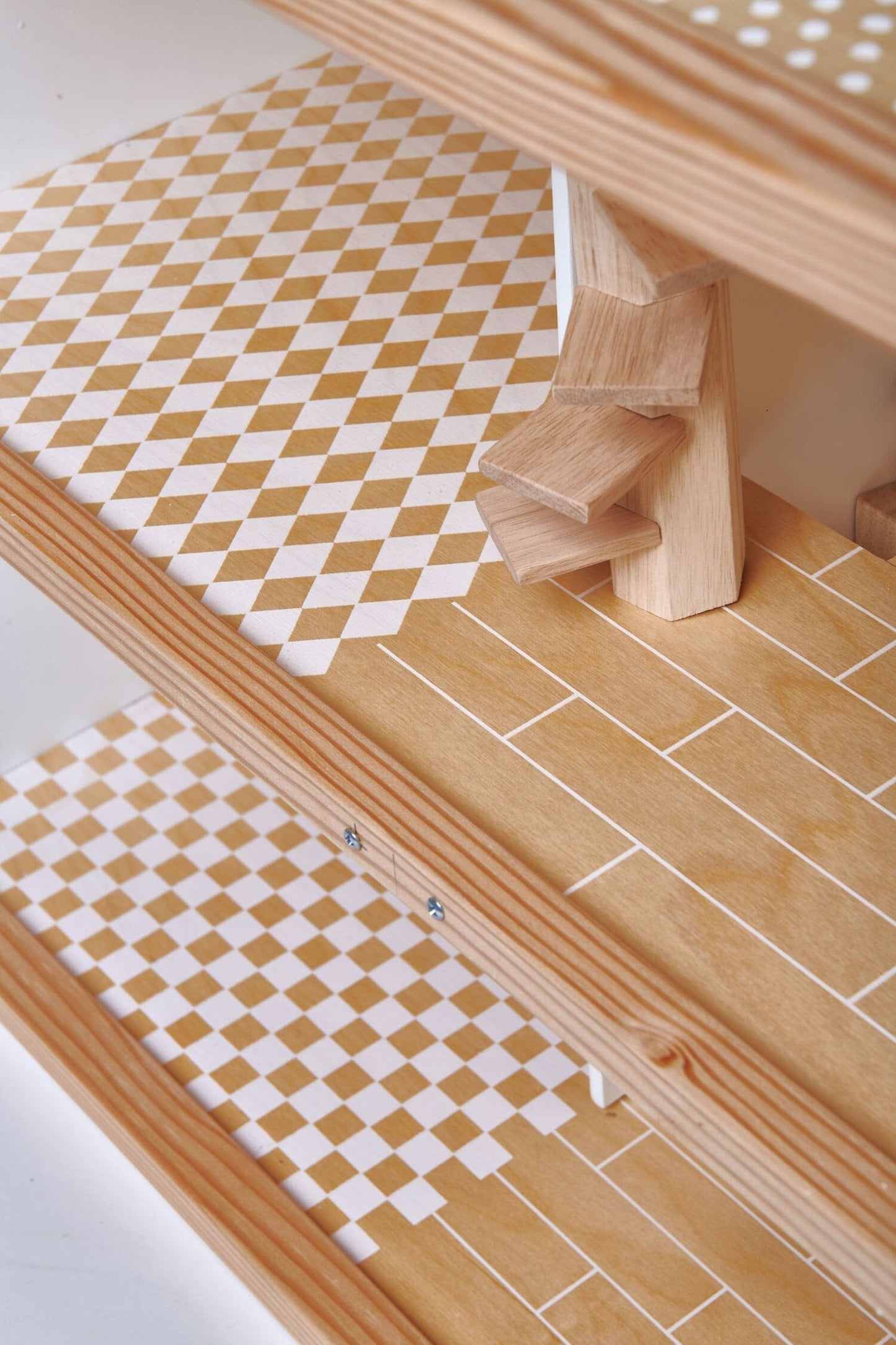 Tender Leaf Dollhouse Dovetail House floor detail