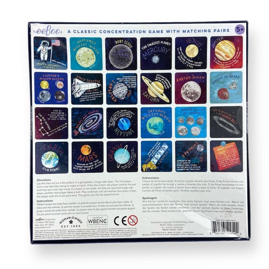 Eeboo - Eeboo Space Exploration Matching Game