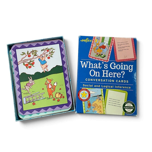 Eeboo What's Going On Here? Conversation Cards Toys 