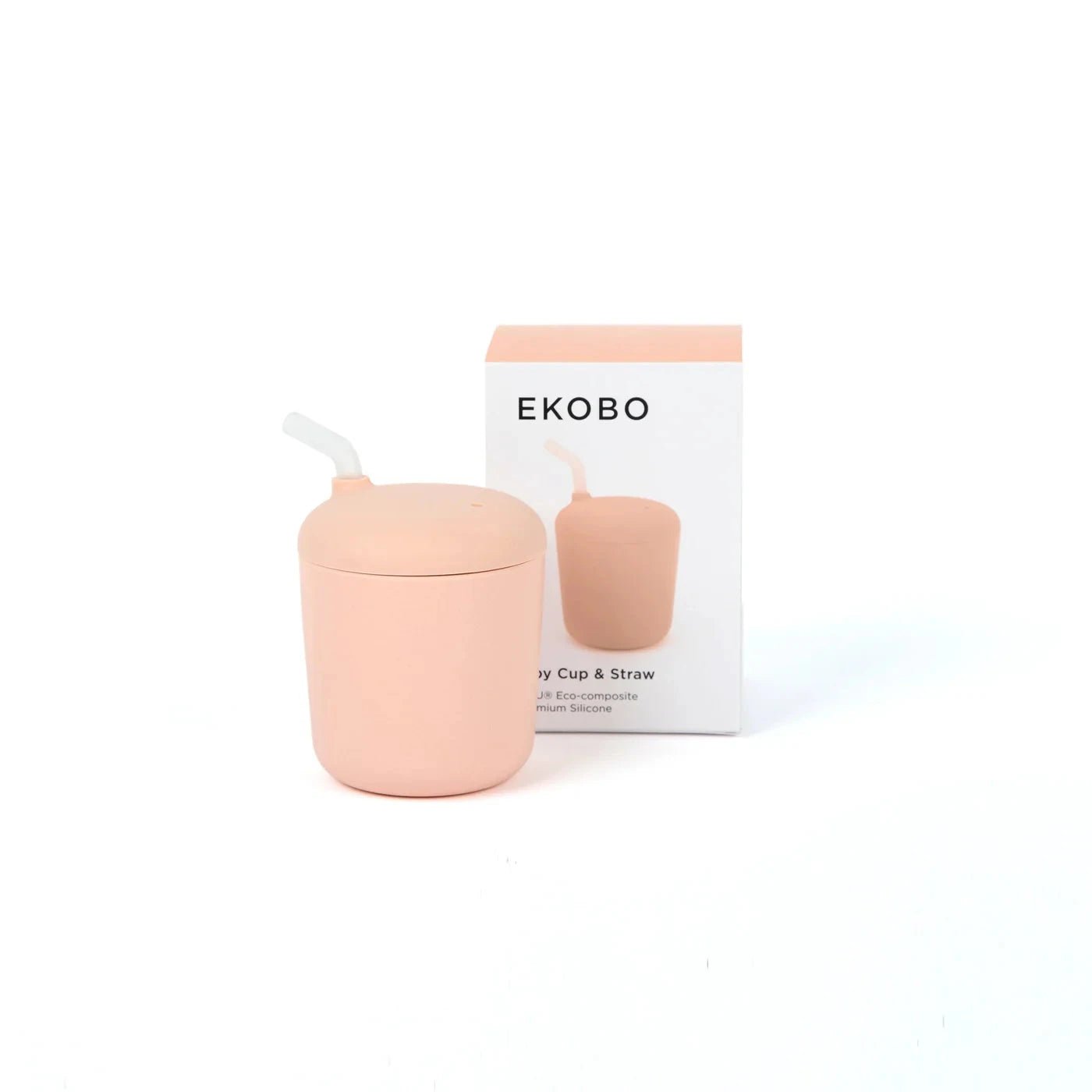 EKOBO - EKOBO Sippy Cup with Straw 2pk