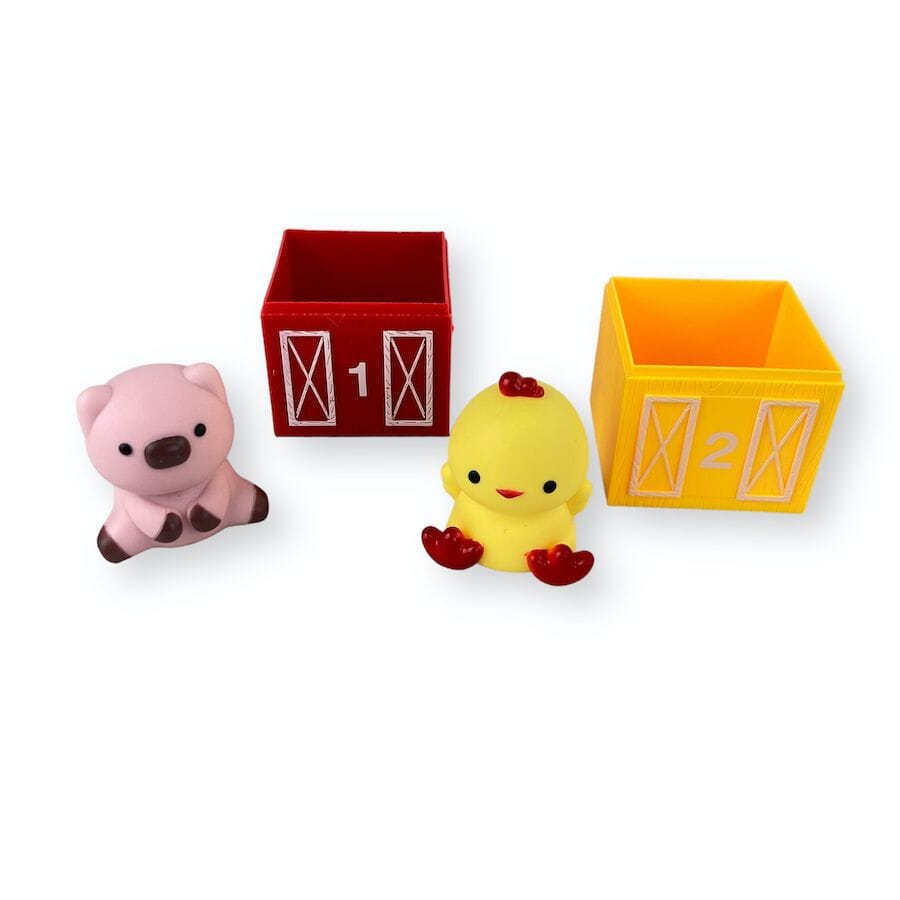 Aigybobo - Farm Animals Toys Finger Puppets & Counting