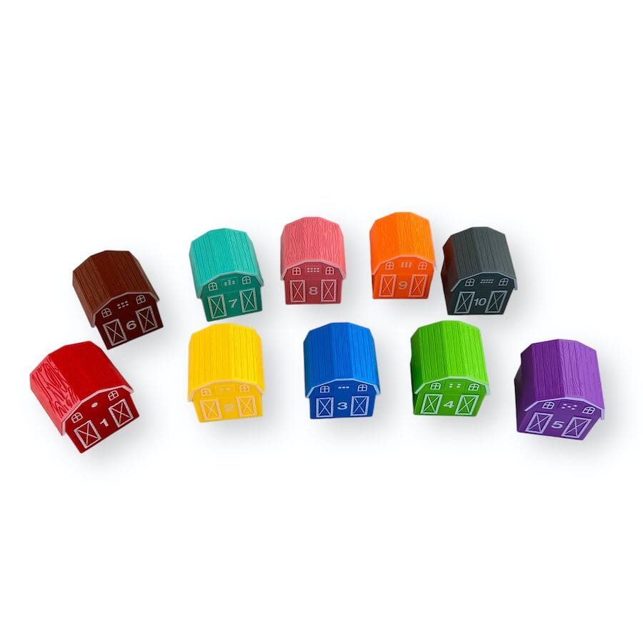 Aigybobo - Farm Animals Toys Finger Puppets & Counting