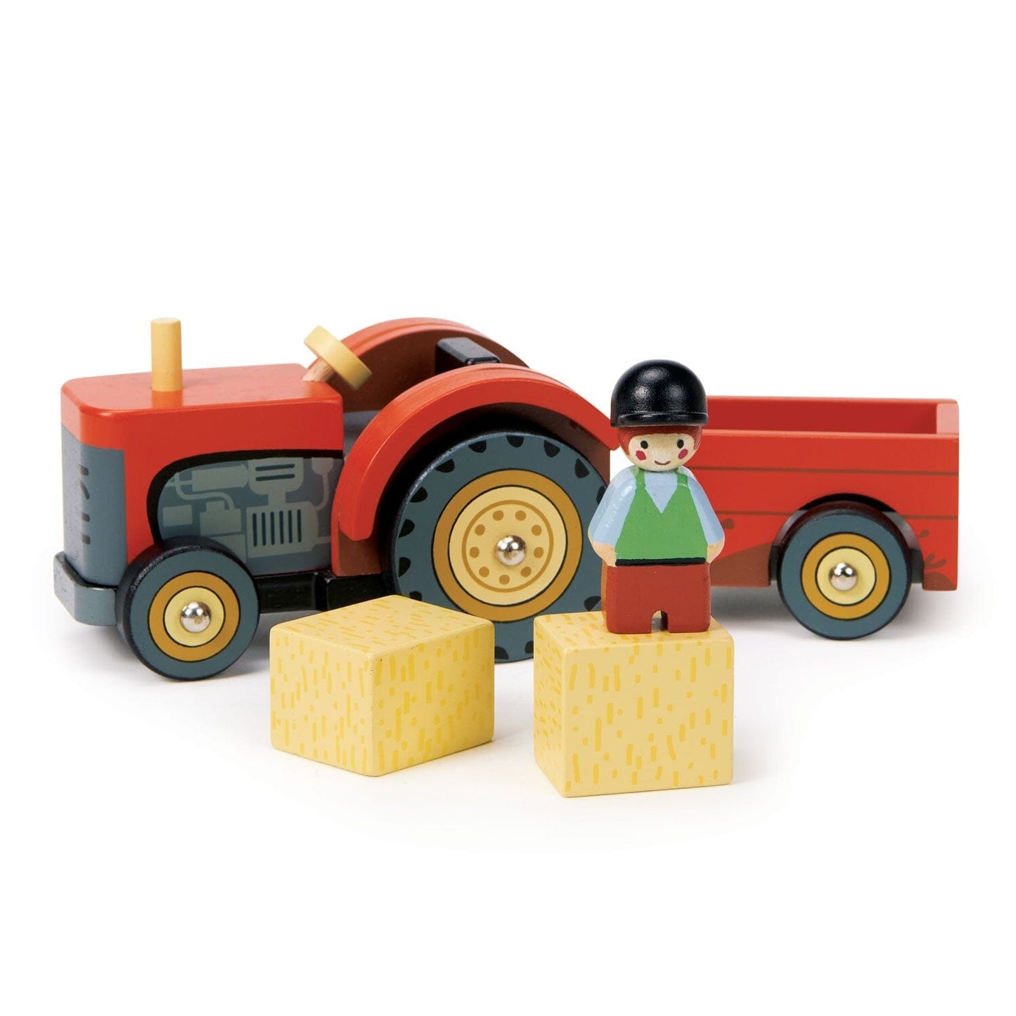 Tender Leaf - Farmyard Wood Toy Tractor