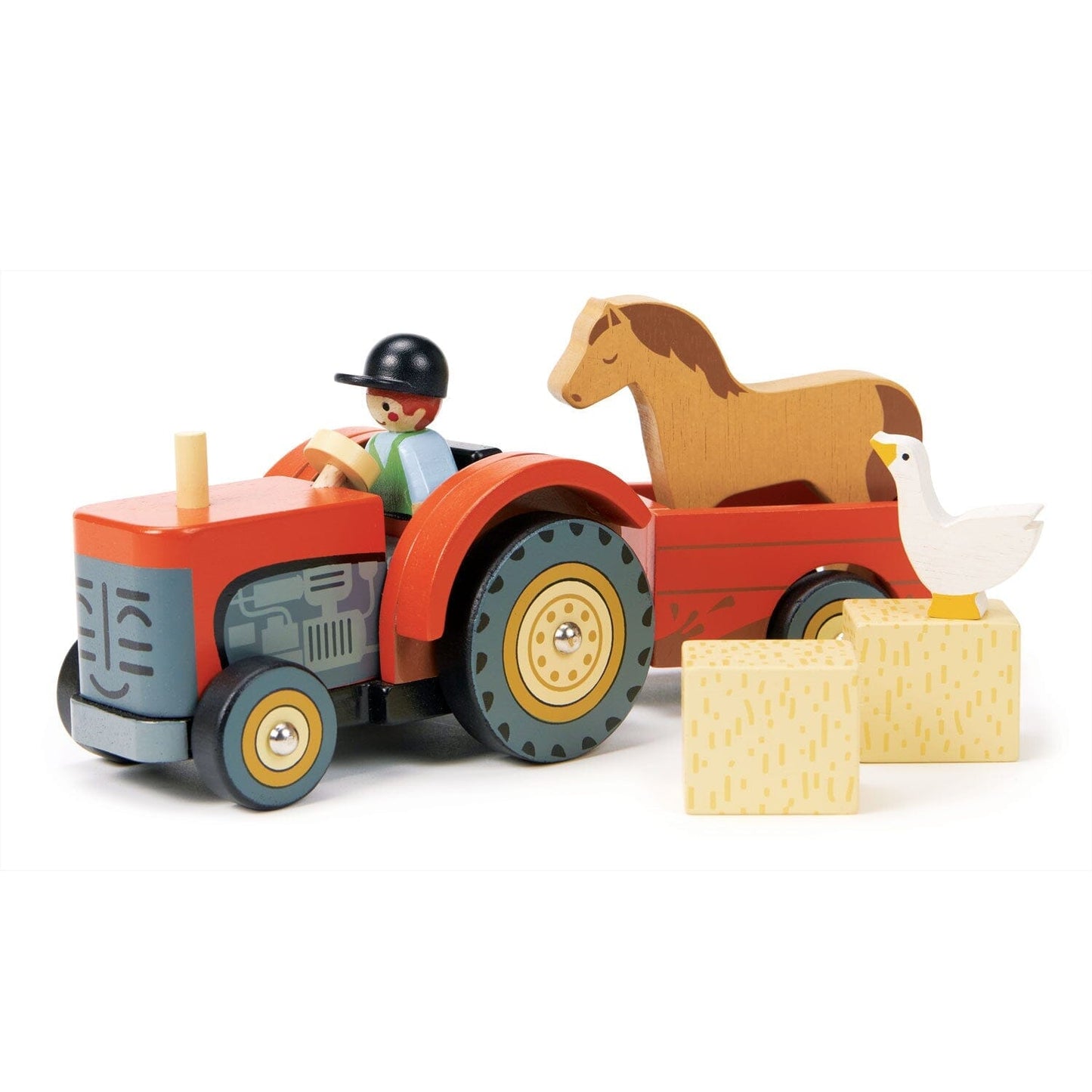 Tender Leaf - Farmyard Wood Toy Tractor