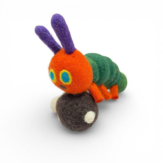 Felt Very Hungry Caterpillar & Mushroom Toys 