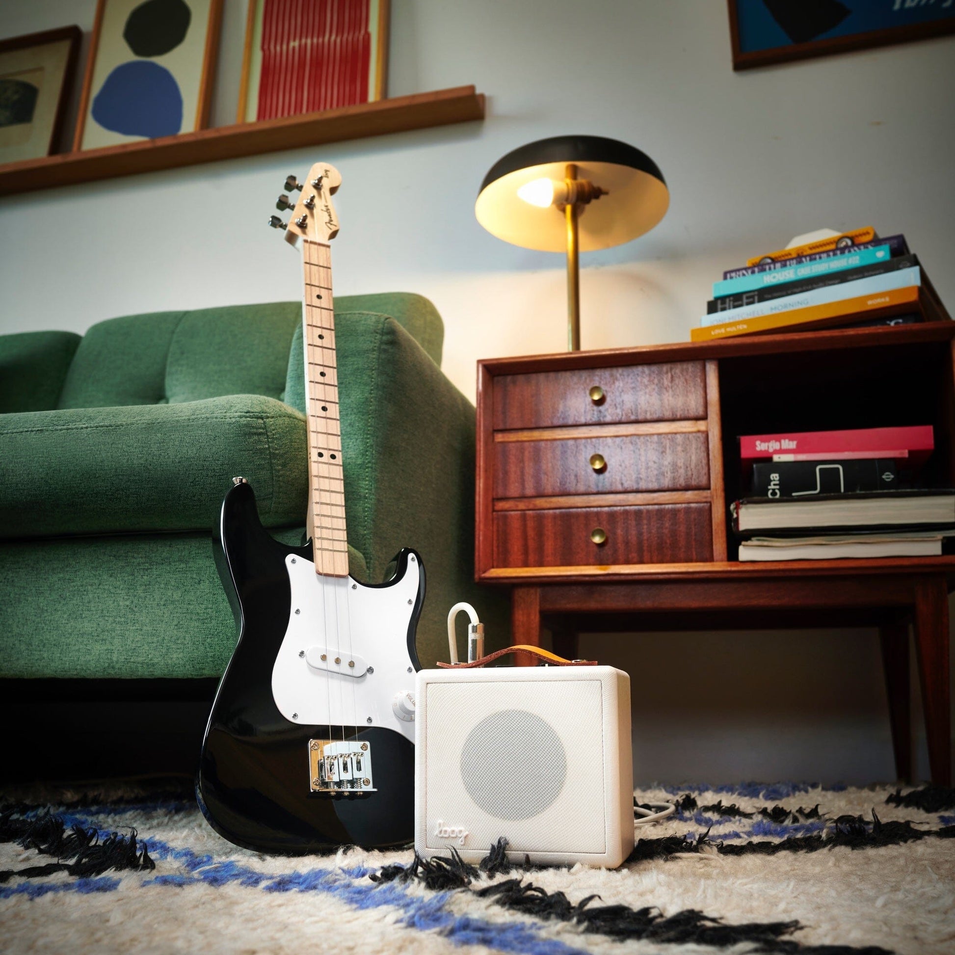 Fender X Loog Stratocaster Electric Guitar Fender x Loog Pro Electric Guitars 