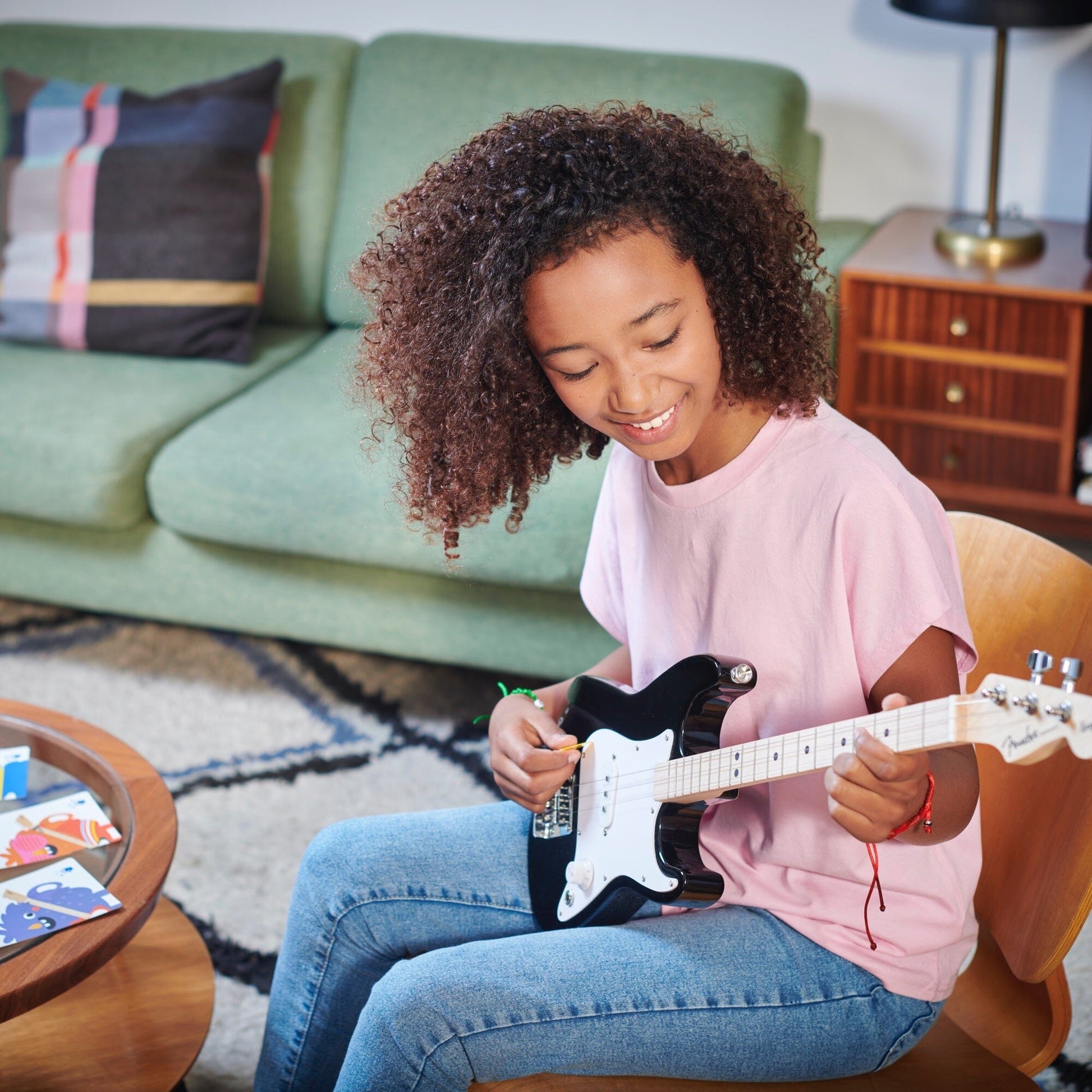 Fender X Loog Stratocaster Electric Guitar Fender x Loog Pro Electric Guitars 