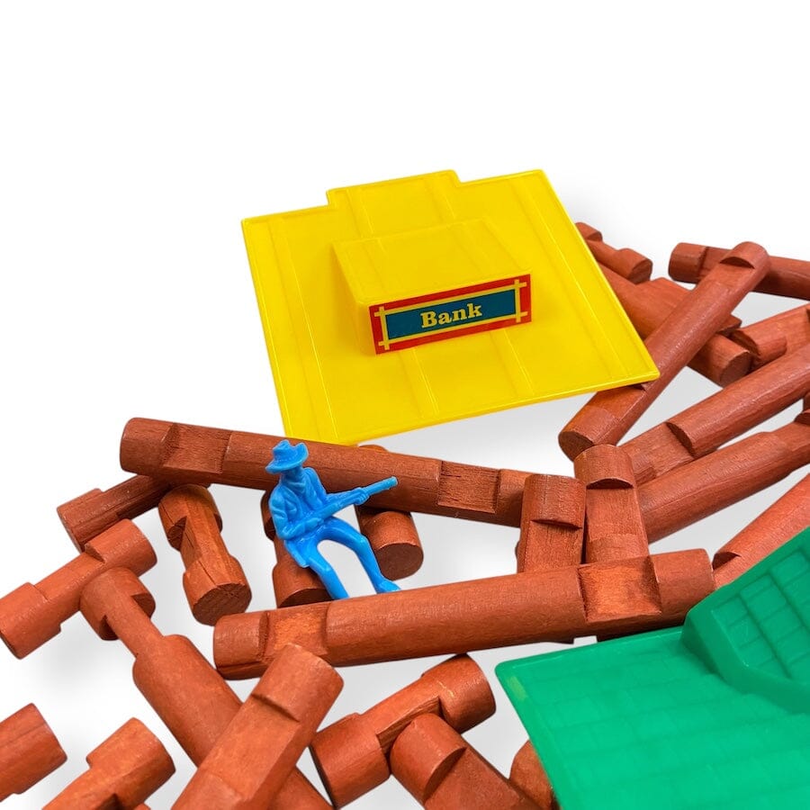 First Learning - First Learning Wooden Log Building Set