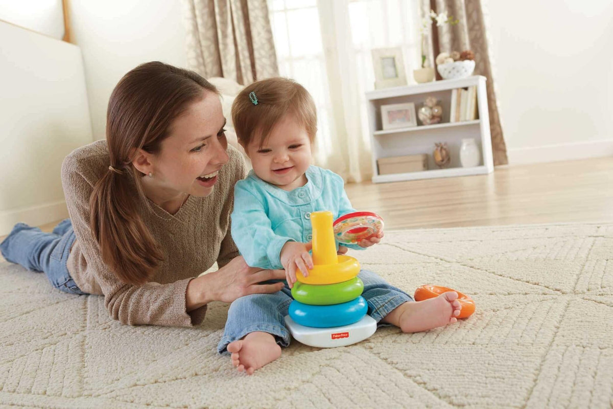 Fisher-Price Baby's First Blocks & Rock-a-Stack Set FWP37