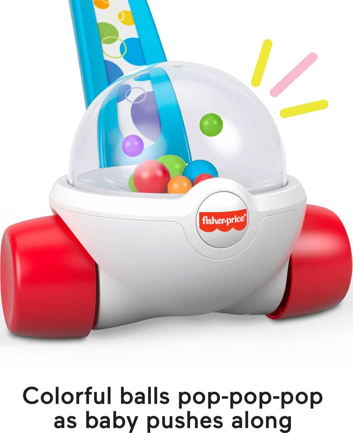 Fisher-Price Corn Popper Push-Along Toy GKX69 Blue