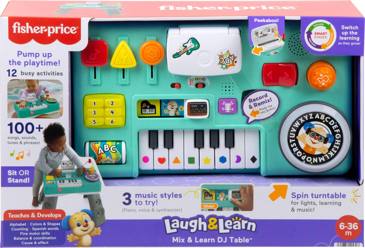 Fisher-Price Laugh & Learn Mix & Learn DJ Table JMD00