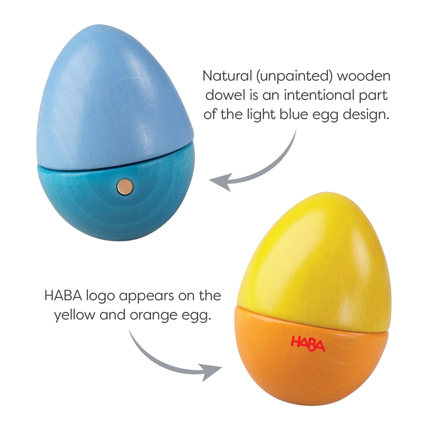 HABA USA - Fun with Sounds Wooden Eggs