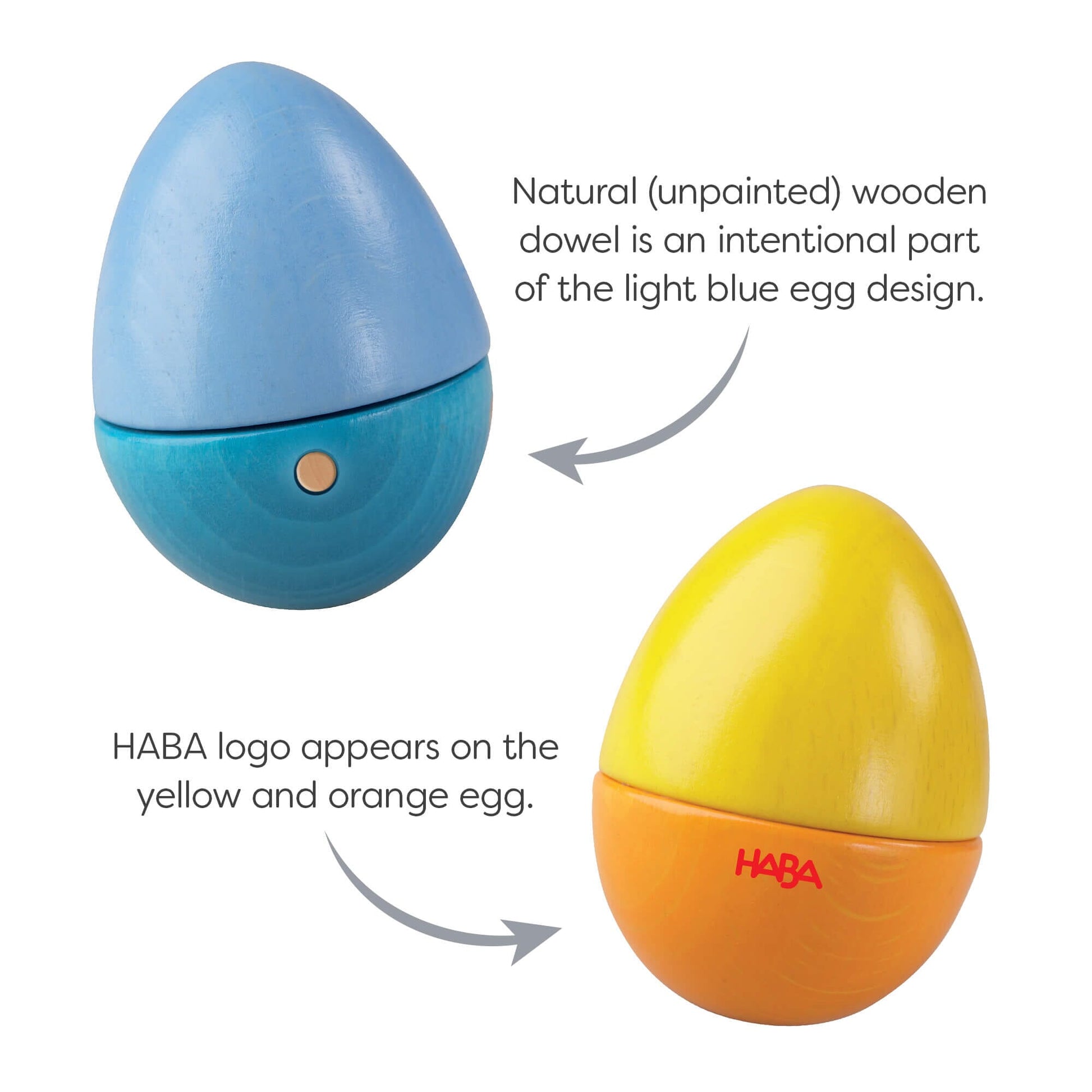 HABA USA - Fun with Sounds Wooden Eggs
