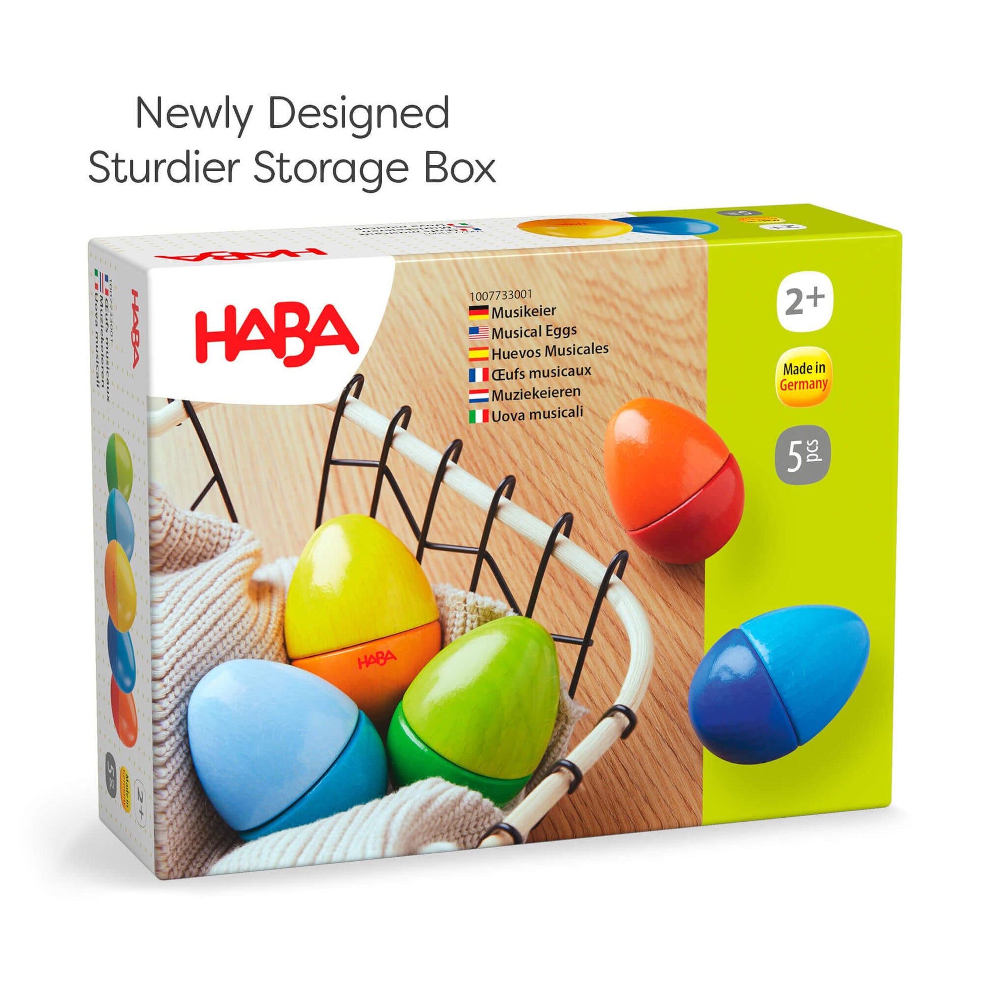 Fun with Sounds Wooden Eggs Musical 
