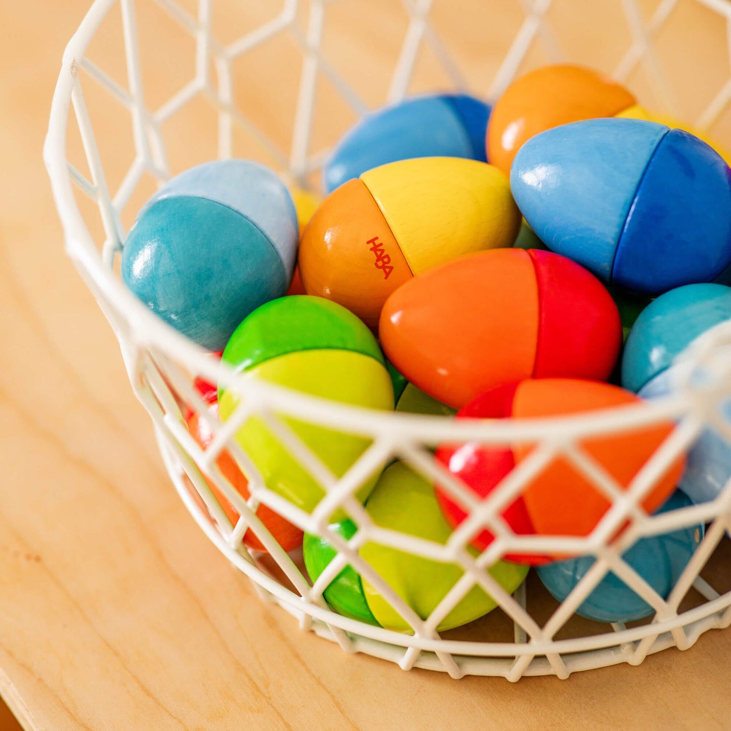 Fun with Sounds Wooden Eggs Musical 