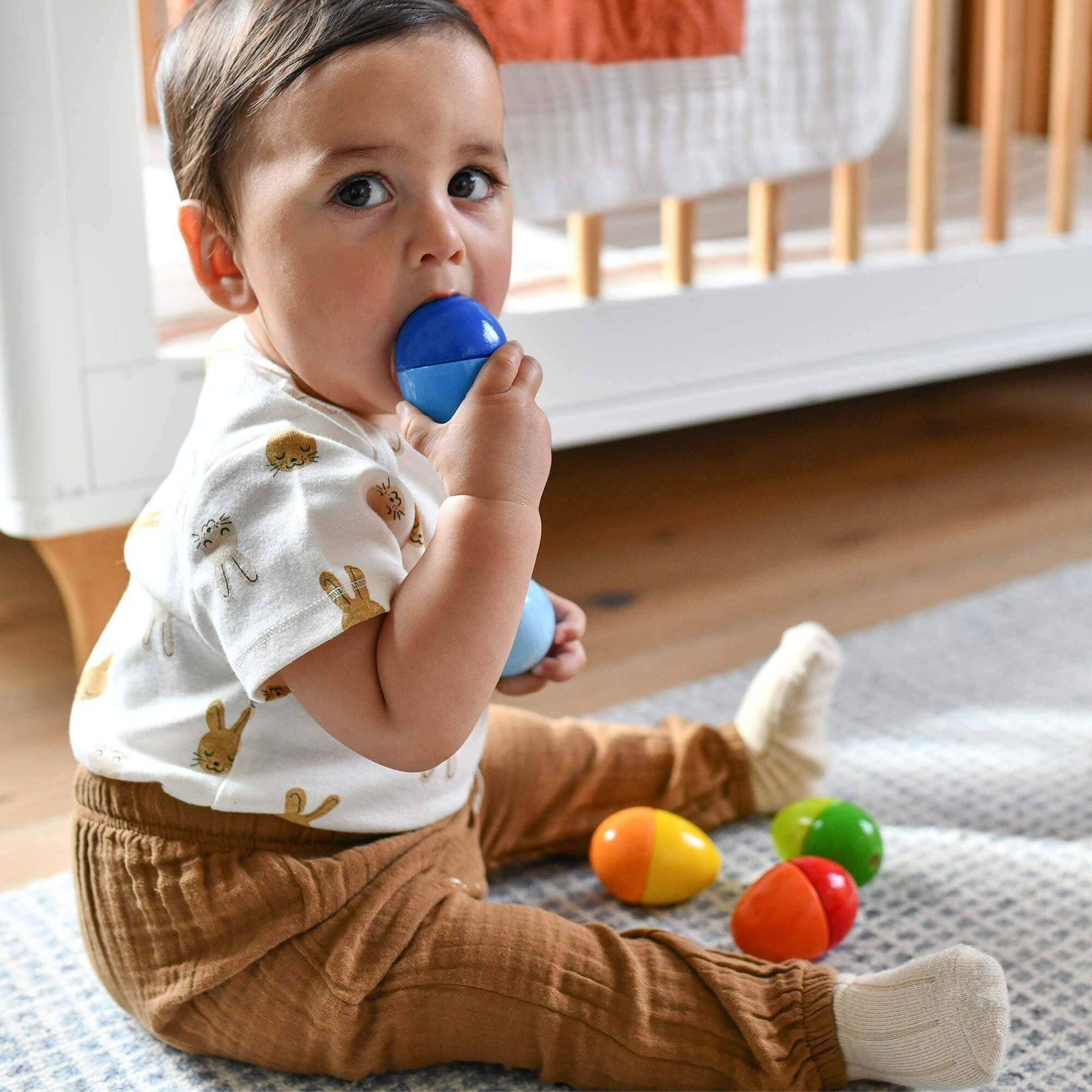 Fun with Sounds Wooden Eggs Musical 
