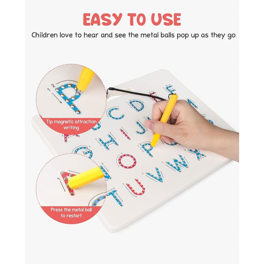 Gamenote Magnetic Letter Tracing Board Toys 