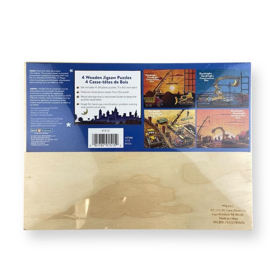 Kids Preferred - Goodnight, Goodnight Construction Site Puzzle Set