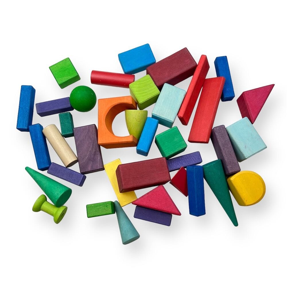 Grimm's - Grimm's 30 - Piece Geo Block Set