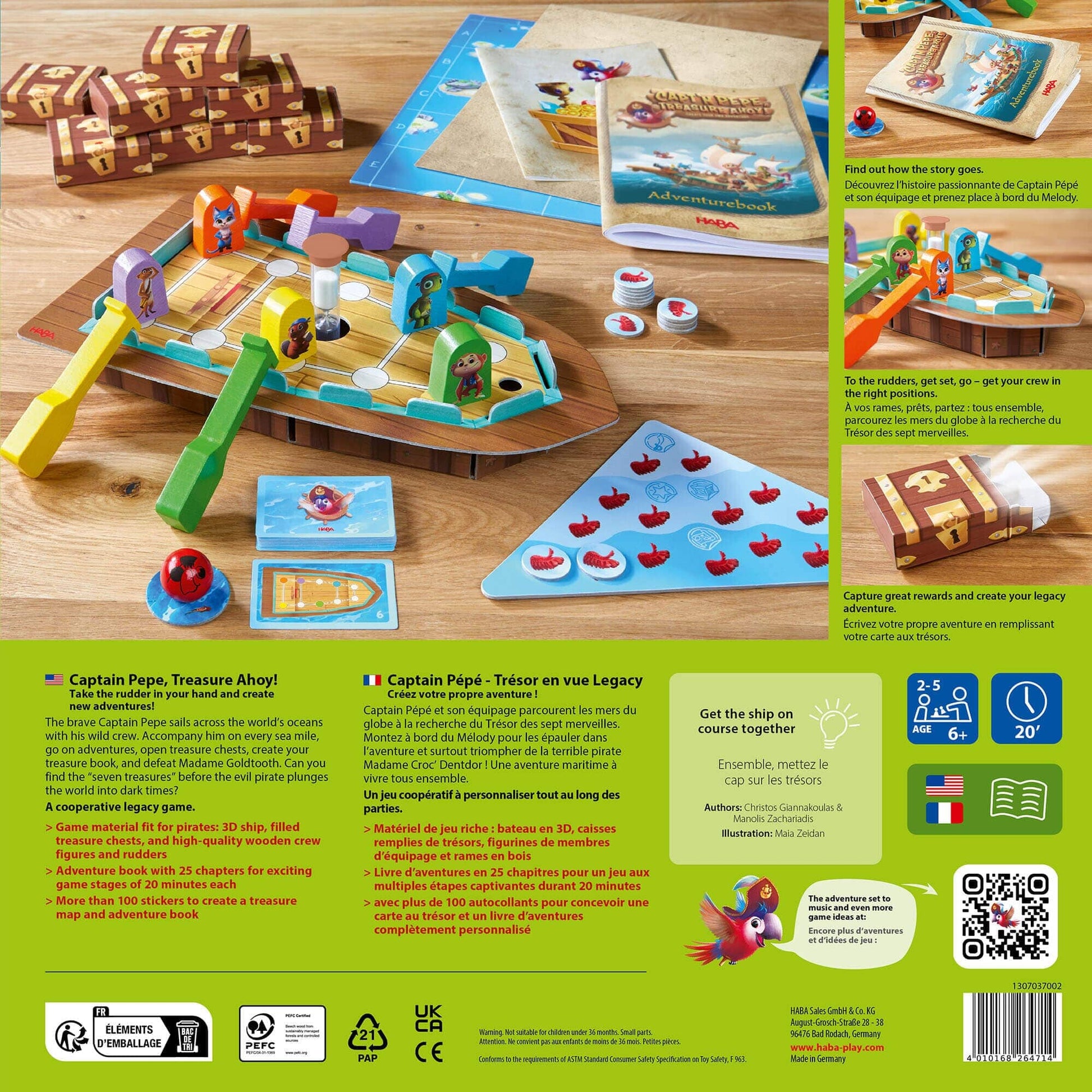 HABA USA - HABA Capt'n Pepe: Treasure Ahoy!