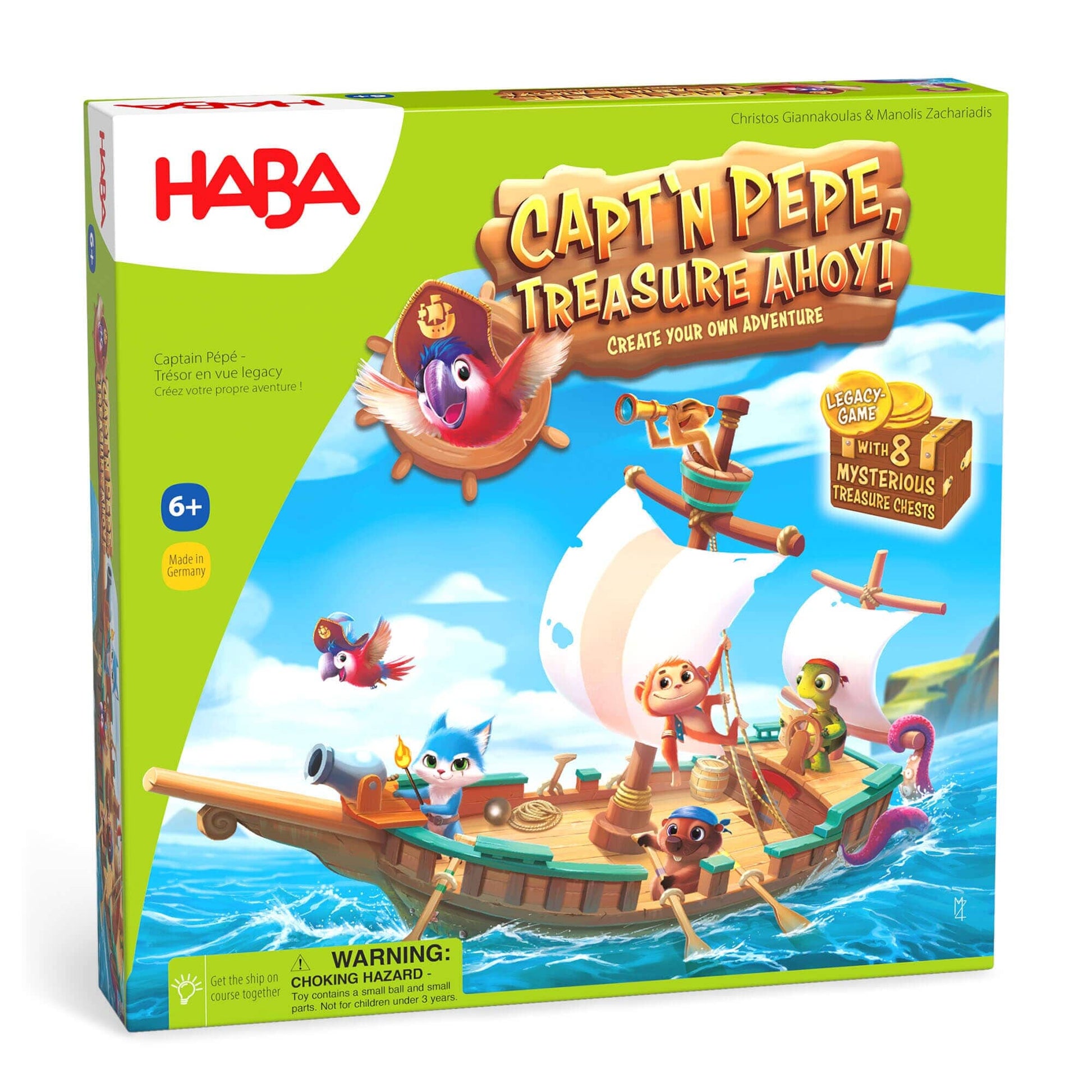 HABA Capt'n Pepe: Treasure Ahoy! Strategy Games 