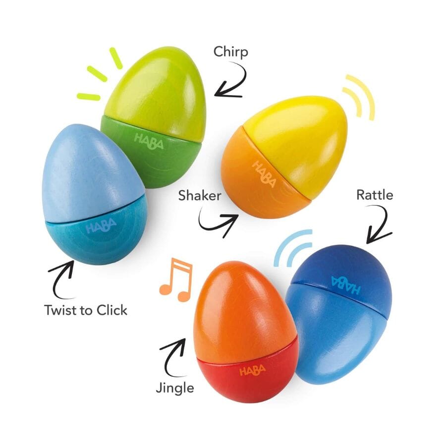HABA Musical Eggs Toys 