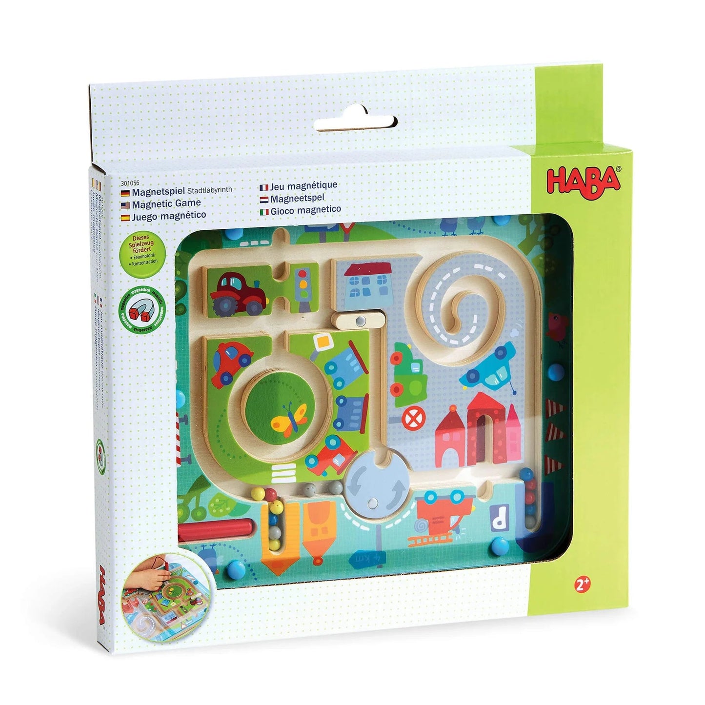HABA Town Maze Magnetic Puzzle Game Toys 