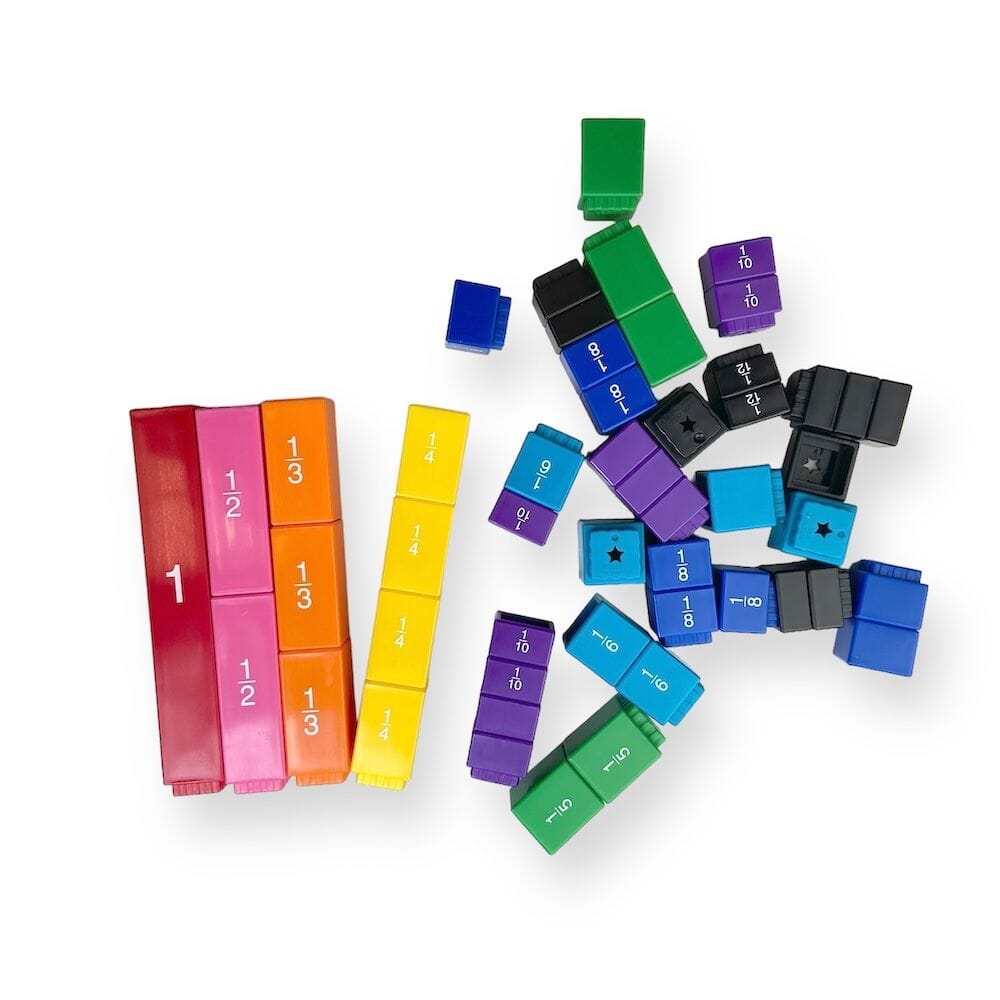 Hand2Mind - hand2mind Rainbow Fraction Tower Cubes