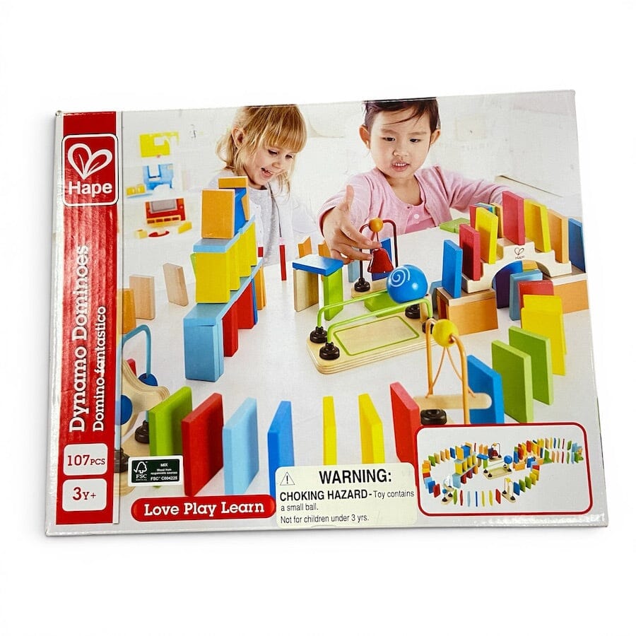 Hape Wooden Dynamo Dominoes Toys 