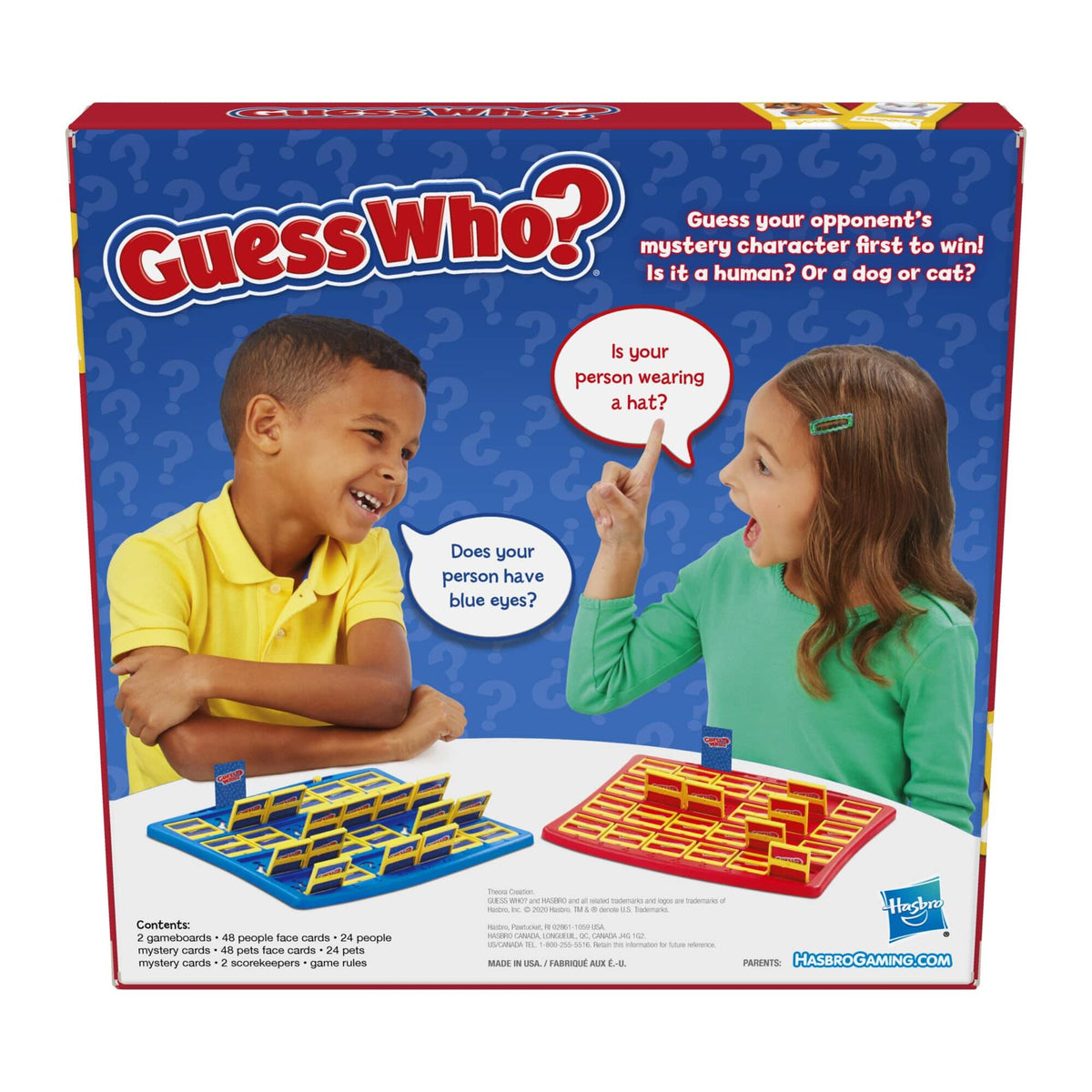Hasbro Gaming Guess Who? Plus People and Pets F1360