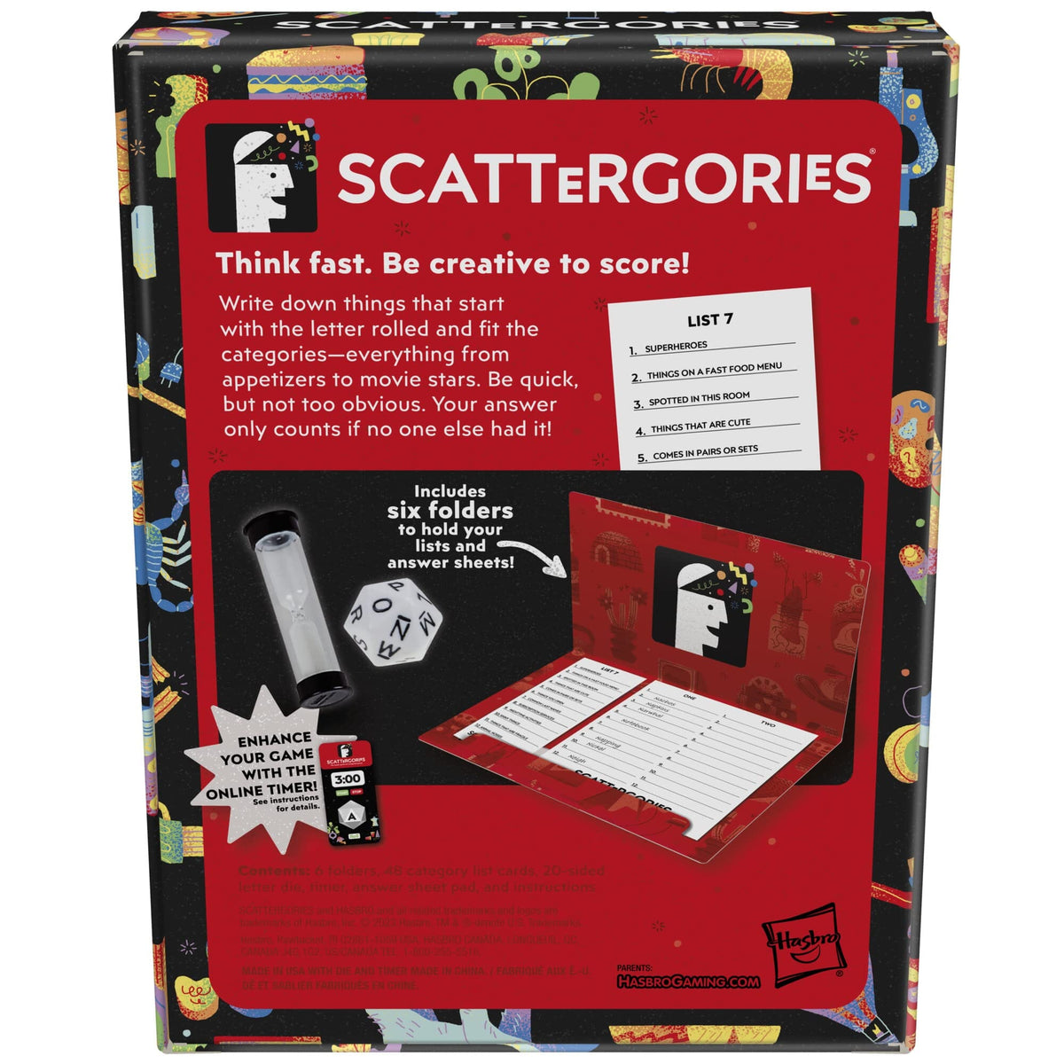 Hasbro Gaming Scattergories Classic Game F6795