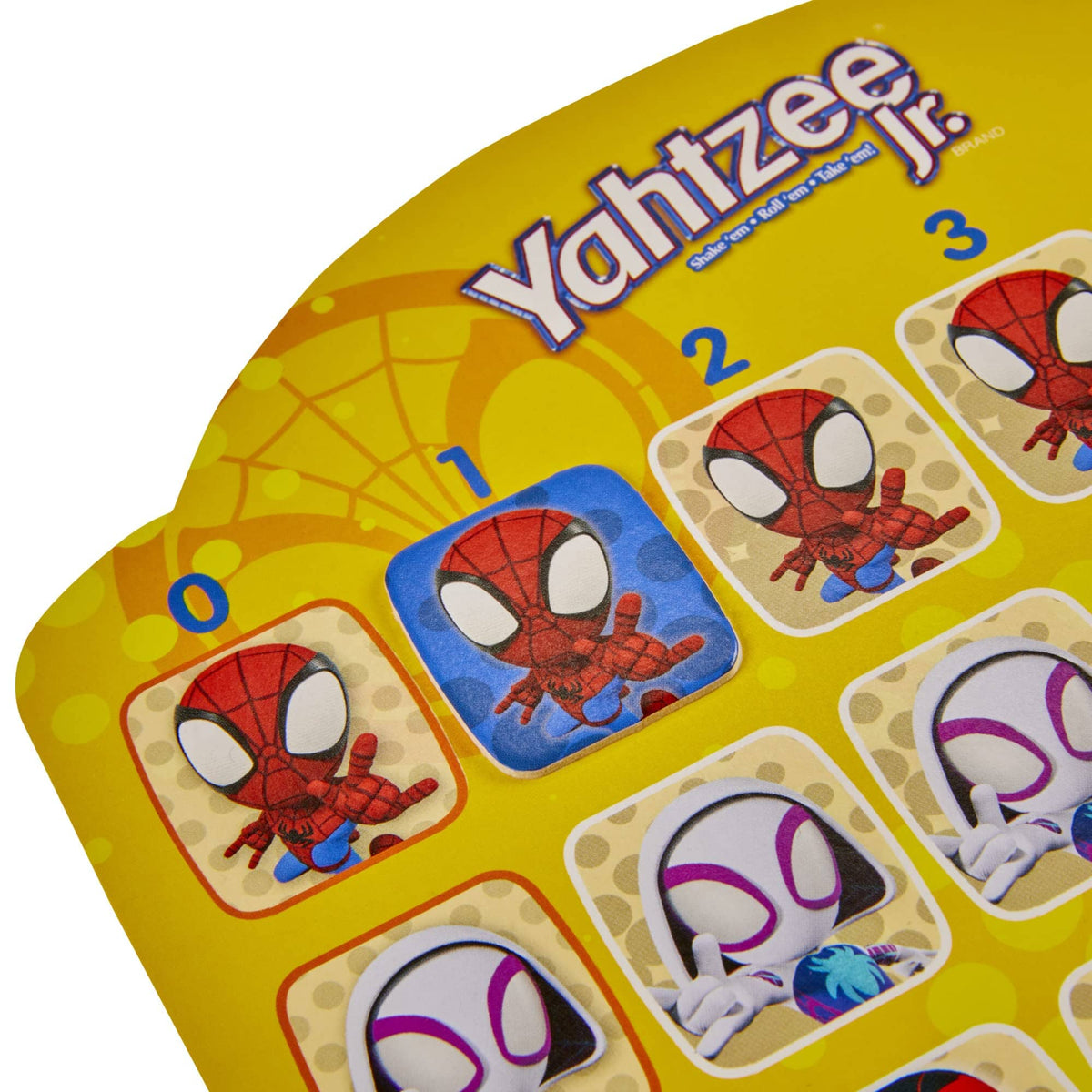 Hasbro Gaming Yahtzee Jr. Spidey and His Amazing Friends F3198