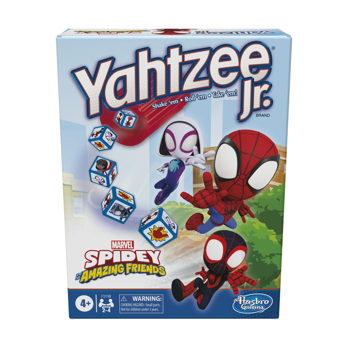 Hasbro Gaming Yahtzee Jr. Spidey and His Amazing Friends F3198