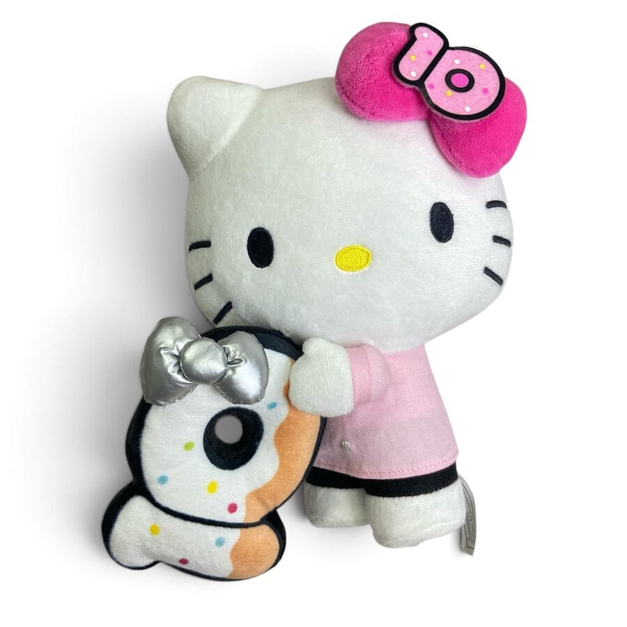 Hello Kitty Cafe 10th Anniversary Plush with Donut Toys 