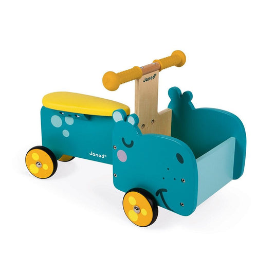 Janod - Hippopotamus Ride - On (Wood)