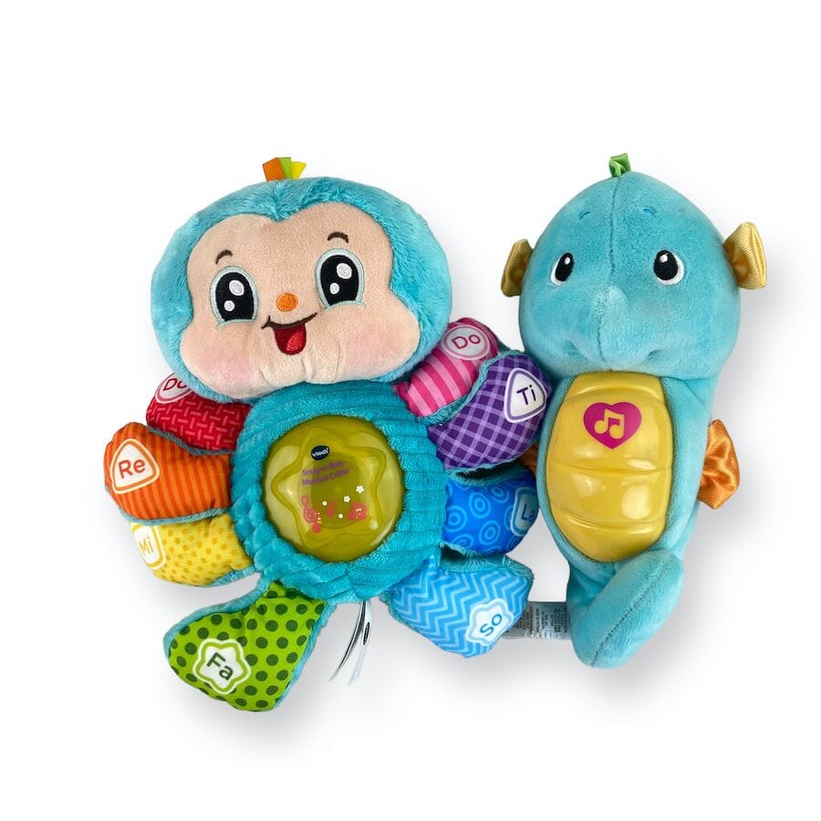 TOYCYCLE - Infant Musical Interactive Plush Toy Bundle