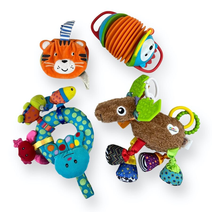 Mixed Brands - Infant Sensory Toy Bundle - Animals