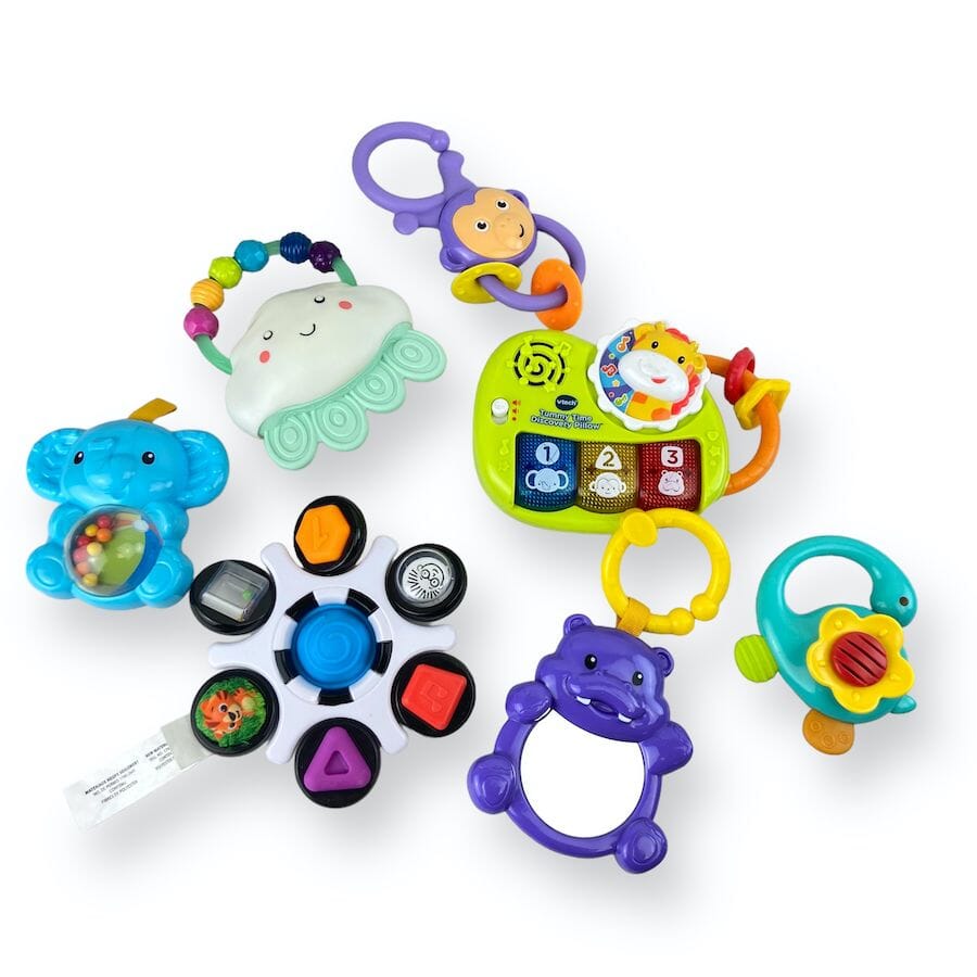Mixed Brands - Infant Sensory Toy Bundle - VTech Tummy Time