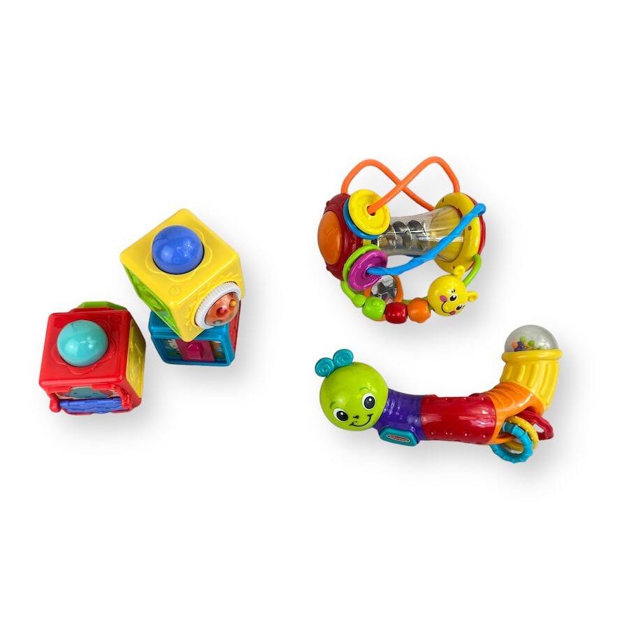 Fisher - Price - Infant Toy Bundle with Blocks