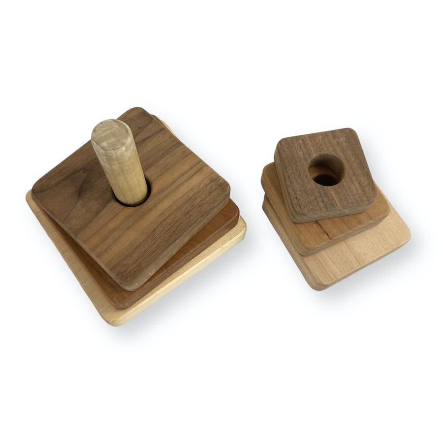 Mixed Brands - Infant Toy Bundle with Rattle and Stacker