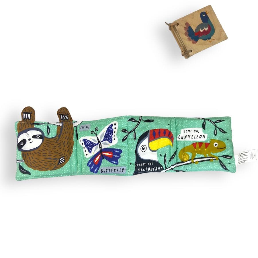 Mixed Brands - Infant Toy Bundle with Sensory Block