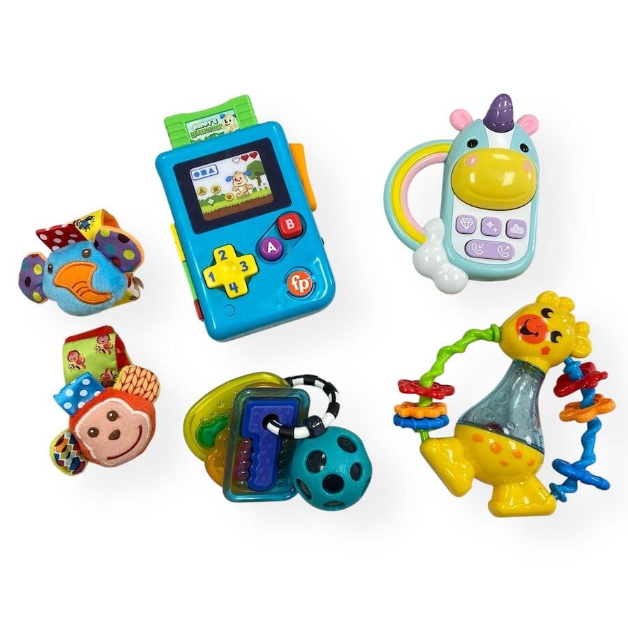 Mixed Brands - Infant Toys with Ankle Shakers